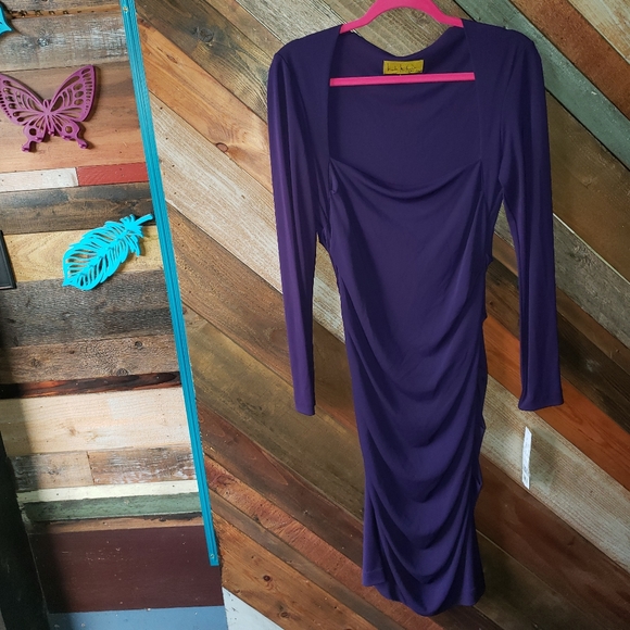 Nicole Miller Dresses & Skirts - NWT Nicole Miller draped midi dress, Large